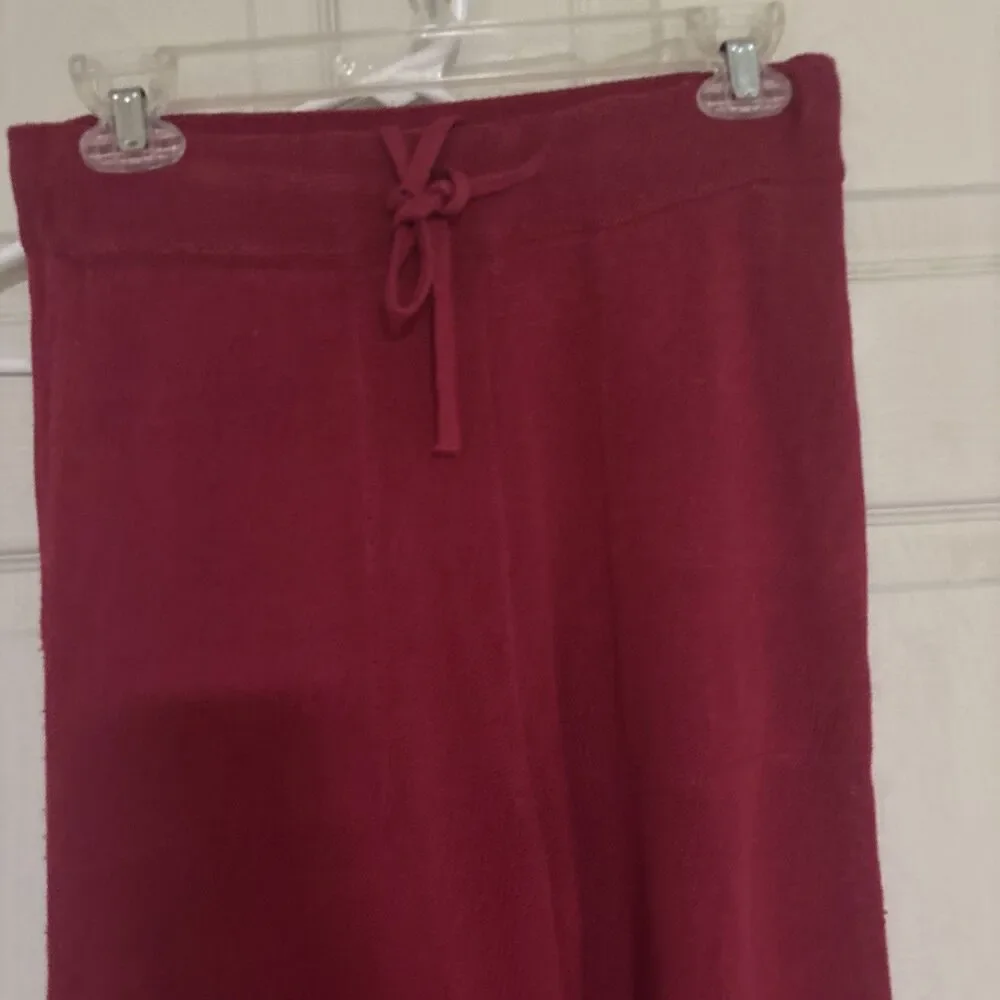 Free People Xs  Knit Pants Women Wide Leg  Beach Boho Fit Bottom